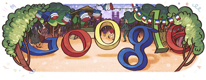google doodle bastille day logo fête nationale 14 juillet