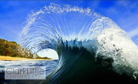 clarck lillte photographe des vagues hawai