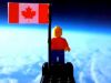 canadian lego man in space