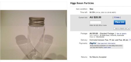particule bosson de higg à vendre sur Ebay