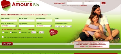 amour bio, amour-bio.com site de rencontre verte, green dating