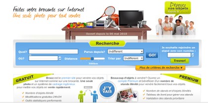 brockz.fr, premier site français de brocante en ligne