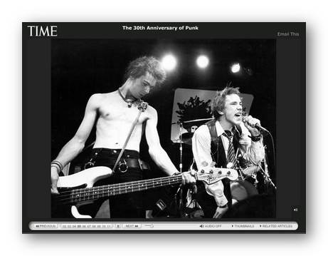 Time magazine fête les 30 ans du punk, sex pistos sid vicious et johnny rotten