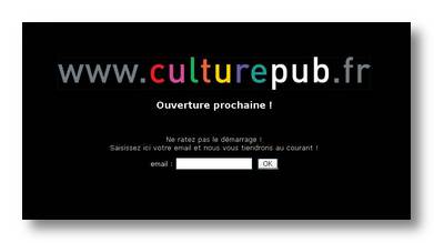 Culturepub.fr: Retour  prochain de culture pub.