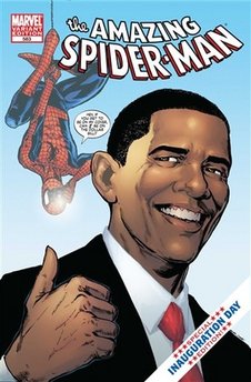 obama spiderman marvel comic's
