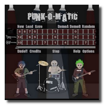 punk music générator punkomatic