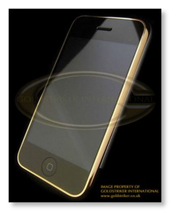 le golden Iphone (un Iphone en or massif!)