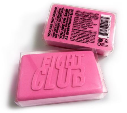 fight club soap logo bar