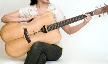 guitar with  female curves