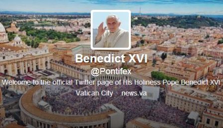 le pape sur twitter