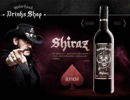 lemmy shiraz wine & vodka