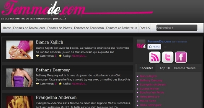 femmede.com, site de femmes de sportifs