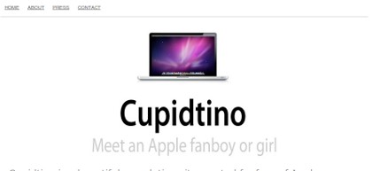 Cupidtino is a beautiful new dating site created for fans of Apple by fans of Apple