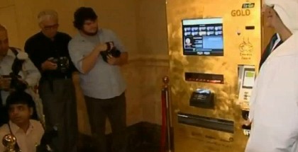— An ATM machine that dispenses 24-carat gold bars has been unveiled in Abu Dhabi.