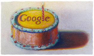 google logo 12 th anniversary Doodle